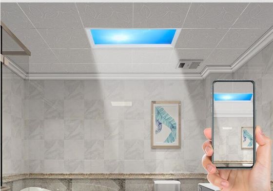 Painel de lâmpada de teto interior LED Luz do céu azul Quadrado clarabóia artificial 60x120 para iluminação decorativa de telhado