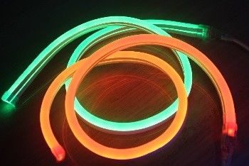 luzes flexíveis de neão LED ultra-finas e verdes de 12 V portáteis