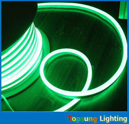 12 voltagem luz verde flexível de neão de 24v com alta qualidade para o exterior