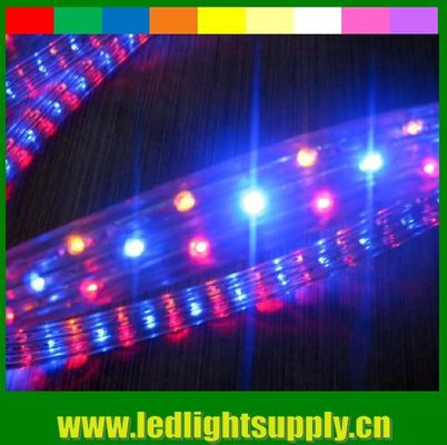 PVC LED corda plana 4 fios à prova d'água xmas casa decoração LED corda luz