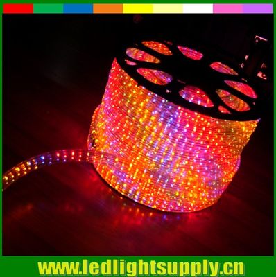 100 metros PVC LED corda luz 4 fios DIP 5mm LED flex corda para clube