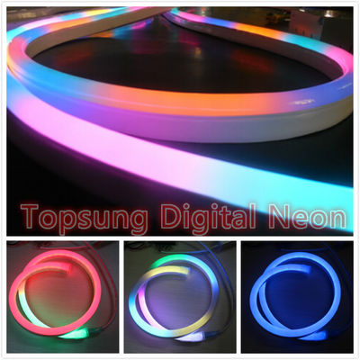 Lâmpadas de corda de LED com câmbio de cor, digitais, de néon, de 10 pixels/m