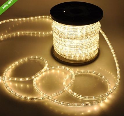 Lâmpadas de corda sem fio brancas quentes 2 fios LED luzes de corda de Natal