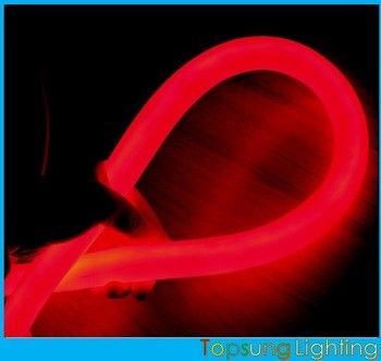Venda a quente IP67 impermeável 110v luz neon vermelha flexível impermeável para exterior