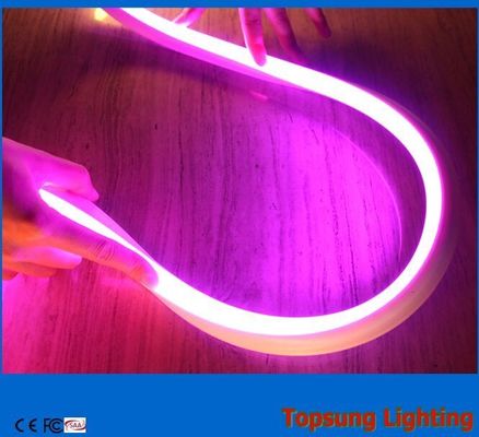 Venda a quente 16x16.5mm quadrado à prova d'água 110v roxo LED neon luz flexível