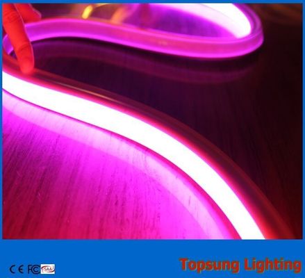 Venda a quente 16x16.5mm quadrado à prova d'água 110v roxo LED neon luz flexível