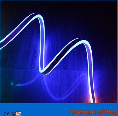 Luzes de néon bifaces de alta qualidade de cor azul 220v para edificação