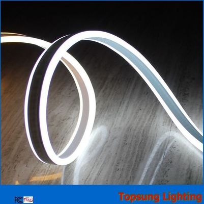 110v luz LED de néon de lado duplo branco flexível PVC para edifícios