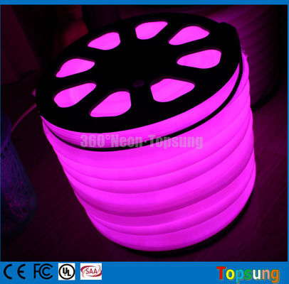 Lâmpadas de neon de LED roxo para quartos com diâmetro de 25 mm