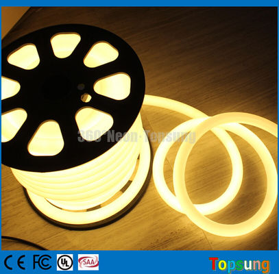 82 pés bobina 12V 360 graus redondo neon branco quente LED flexível para sinais