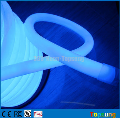 25m bobina 12 Volt azul 360 LED neon flex luz para casa