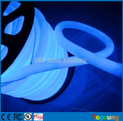 82-' bobina 12V DC azul LED neon flex 360 graus para barco