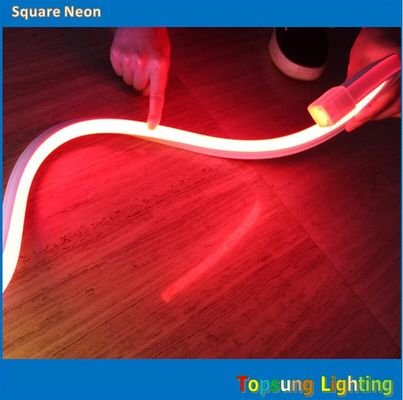 Quadrado 16*16m 220v Red Led Neon Flex Rope 120SMD/M Para Sala