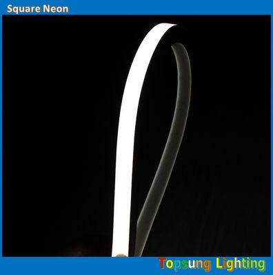 Venda quente quadrado 230v luz de corda de néon LED branco ip67