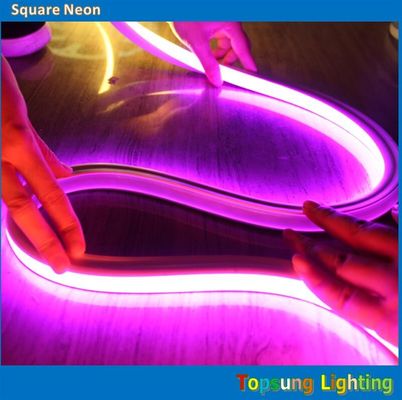 220v LED rosa Neon Flex Lâmpada de corda 16 * 16m Fácil instalação