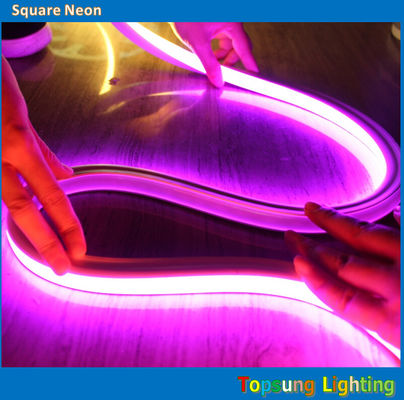 220v LED rosa Neon Flex Lâmpada de corda 16 * 16m Fácil instalação