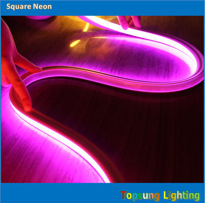 Salel quente 100v 16*16m faixa flexível de neon rosa LED para exterior