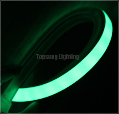 Luz verde flexível de corda de néon Brilhante 115v 16*16m Para quartos