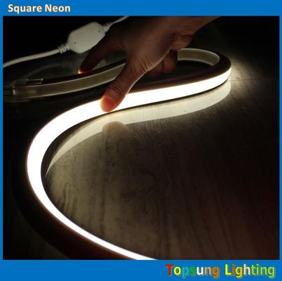 Iluminação de linha de néon LED flexível quadrada de 120v