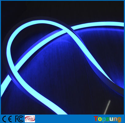 Venda a quente luz led plana 24v 16*16 m luz flexível de néon azul para decoração