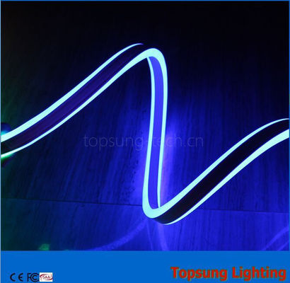 venda a quente 110V duplo lado emissora azul LED neon flexível para o exterior