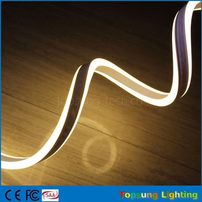 Luz de néon LED branca quente para edifícios de 12 V de alta qualidade