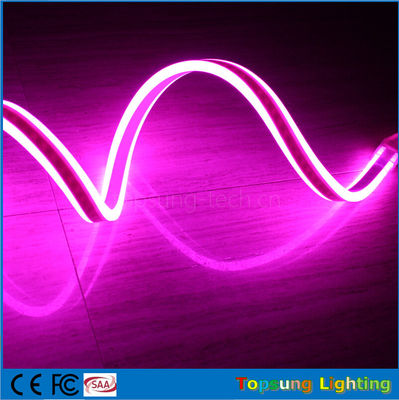 mais vendido 24V duplo lado rosa LED neon corda flexível com alta qualidade