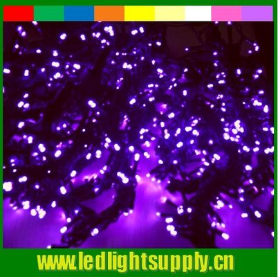 2016 nova RGB mudança de cor LED cortinas de Natal luzes 24V 100 LED
