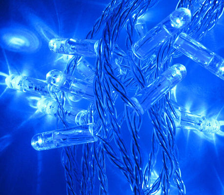 10m Conectável Anti-Frio Azul LED Lâmpadas 100 lâmpadas IP65