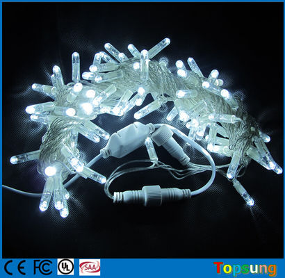 10m de ligação Anti-Frio LED branco Xmas decorações luzes de bolha concha 100 lâmpadas