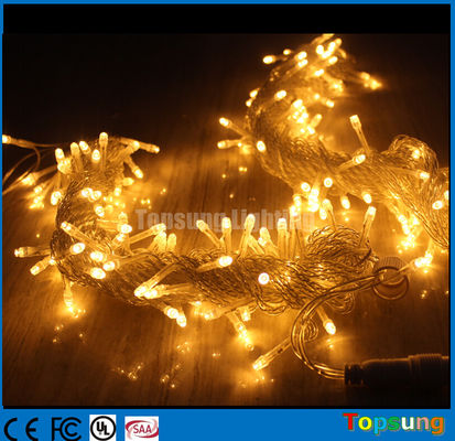 24 volts dc 20m branco quente 200 led luzes de fadas led decoração de casamento