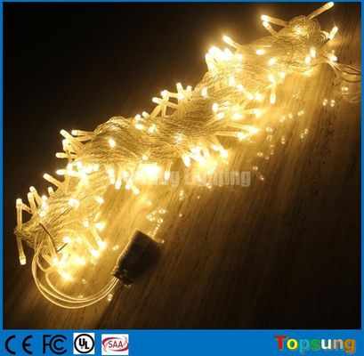 24 volts dc 20m branco quente 200 led luzes de fadas led decoração de casamento