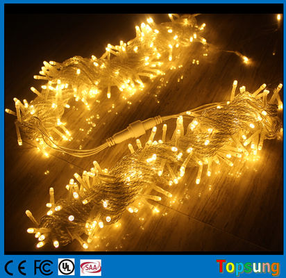 24v 20m branco quente 200 LED luz de cordas de Natal LED para submarino