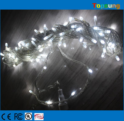 Popular 10m conectavel 110v luz de linha de LED branco fada 100 led