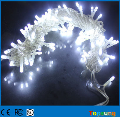Popular 10m conectavel 110v luz de linha de LED branco fada 100 led