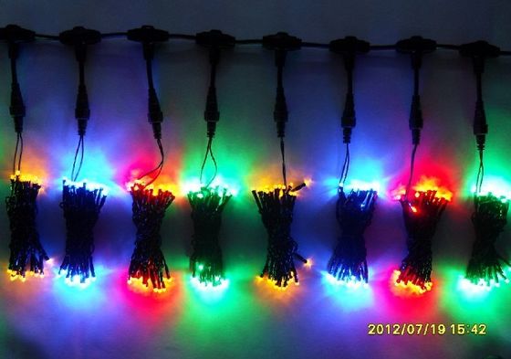 Lâmpadas de árvore de Natal de 127v de emissão plana cortina aprovação CE ROHS