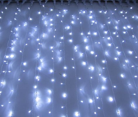 Venda a quente 110V luzes de Natal de fada cortina à prova d'água para exterior