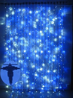 A luz de cortina de Natal de 12 V mais vendida para edifícios