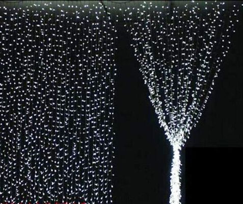 2016 nova luz de cortina de Natal 240V para edifícios