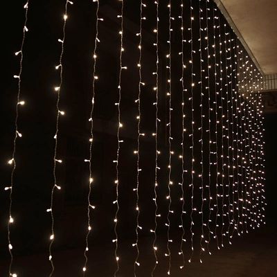 2016 nova luz de cortina de Natal 240V para edifícios