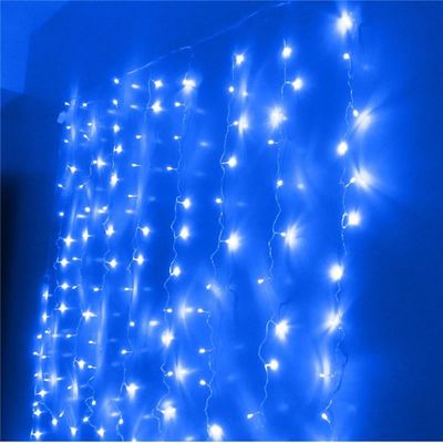 240V cortina luzes de Natal exterior Para decoração Anti-UV material anti-tempo