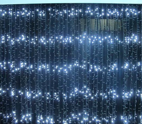 Venda quente 240V fada luzes de Natal ao ar livre cachoeira para edifícios