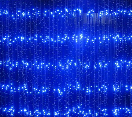 Venda quente 240V fada luzes de Natal ao ar livre cachoeira para edifícios
