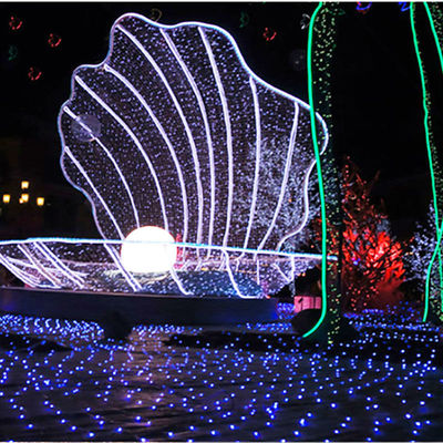 Venda a retalho 24V luzes decorativas de cordas de Natal luzes de rede de led para edifícios