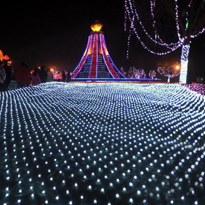 Venda a quente 24V luzes de Natal led cordas luzes decorativas rede para edifícios
