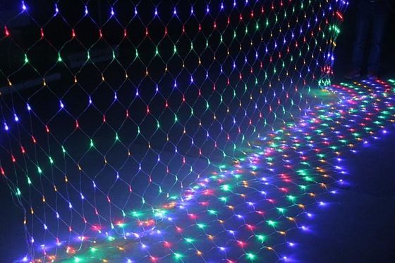 2016 novo projetado 240V luzes de Natal led cordas luzes decorativas rede para edifícios