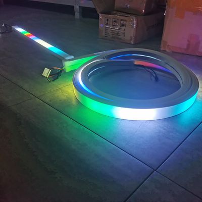 Topsung 50*25mm LED neon flex strip 24v LED neon light silicone neon rope 12v lâmpadas e tubos de neon