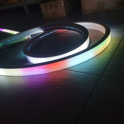 40 mm de neon RGBW programável led flexível 24 V RGB luz tipo neon tape 5050 SMD tubos macios de mudança de cor