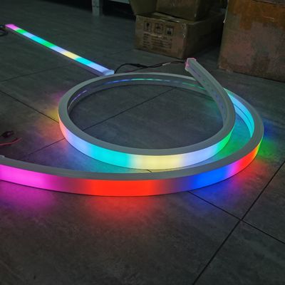 RGB Pixel LED Neon Dmx512 RGB Strips fita LED dmx neon flex neon corda 24v cuttableneonflex tiras de luz