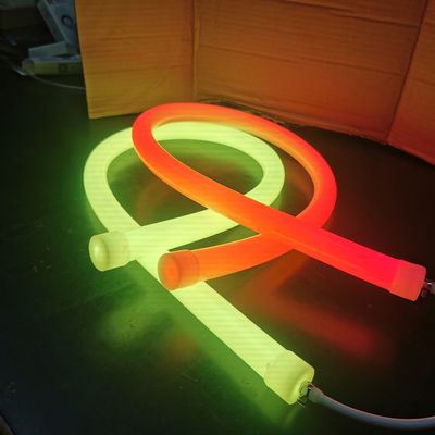 Nova aplicação de controlo móvel tubos de neon flex de silicone iluminação de férias 360 graus 24v tubos de neon flex led